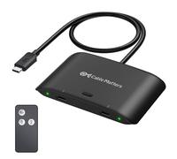 Cable Matters 20 Gbps USB-C Switch, Black