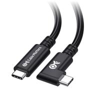 Cable Matters 20Gbps Cavo USB 4 ad angolo retto da 3m, con video 8K, ricarica 240W, compatibile con porta Thunderbolt 4, iPhone 15 Pro Max, Apple Vision Pro, MacBook, XPS, Surface
