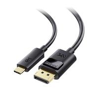 Cable Matters 32,4 Gbit/s Cavo USB-C DP 1.4 Unidirezionale 1,8 m, Nero | 8K@60Hz / 4K@240Hz, Cavo unidirezionale USB-C/Thunderbolt 4 a DisplayPort; Non reversibile