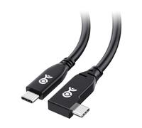 Cable Matters 40Gbps Cavo USB 4 ad angolo retto 1m, supporto video 8K@60Hz, ricarica 240W, cavo USB4 ad angolo retto/cavo display USB C, compatibile con Thunderbolt 4, MacBook, XPS, Surface Pro