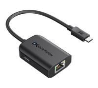 Cable Matters Adattatore da USB C a Gigabit Ethernet con ricarica da 100 W - Velocità Ethernet cablata fino a 480 Mbps per Chromecast con Google TV (versione Google TV Chromecast 2020), laptop e altro