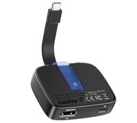 Cable Matters Adattatore portatile USB C a HDMI 2.1 da 48Gbps con ricarica 100W, 4K 120Hz /8K 60Hz HDR - Thunderbolt 4 compatibile con iPhone 15 Pro Max - Risoluzione max su qualsiasi MacBook 4K@60Hz