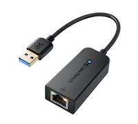 Cable Matters Adattatore USB a Ethernet - Supporta Rete 10/100/1000 Mbps - USB 3.0 a RJ45 - Nero