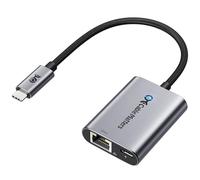 Cable Matters adattatore USB-C a Ethernet 5GbE con ricarica 140W PD, RJ45 5 Gigabit 5 Gbps, compatibile USB4 Thunderbolt 5/4/3, MacBook laptop