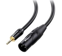 Cable Matters Cavo da 3,5 mm (1/8 di pollice) a XLR (cavo da XLR a 3,5 mm) da maschio a maschio, 0,9metri