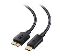 Cable Matters Cavo da Micro USB 3.0 da 10 Gbps, 1 m, per disco rigido USB-C, da Micro B a USB-C, compatibile con Seagate, LaCie, Toshiba, Samsung, WD