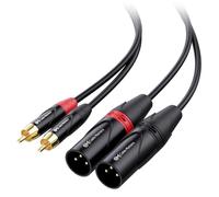 Cable Matters Cavo doppio RCA a XLR maschio sbilanciato, 1,8 m | Cavo di interconnessione sbilanciato 2 RCA a 2 XLR maschio per collegare dispositivi audio compatibili