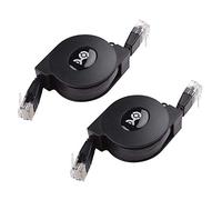 Cable Matters Cavo Ethernet retrattile 2-Pack (cavo retrattile Cat5e, cavo Cat 5e) che supporta 10/100/1000 Mbps Gigabit Ethernet