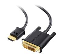 Cable Matters Cavo HDMI a DVI bidirezionale CL3, 1,8 m | Cavo HDMI 1.4 a DVI-D Dual Link, Bidirezionale e adatto a installazione a parete