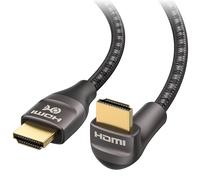 Cable Matters Cavo HDMI Ultra HD 8K da 48 Gbps ad angolo retto (cavo HDMI a 90 gradi) in Nero - 2 metri