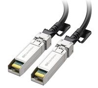 Cable Matters Cavo SFP Twinax DAC 10Gbps 0,5 m (cavo SFP+), cavo SFP Twinax in rame passivo ad attacco diretto 10GBASE-CU, compatibile con dispositivi Cisco, Ubiquiti, Huawei, Netgear e Supermicro