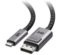 Cable Matters Cavo USB-C a DisplayPort 1.4 intrecciato, 1,8 m | 4K@120Hz, Cavo USB-C a DisplayPort 1.4, Compatibile con Thunderbolt 4 e USB4