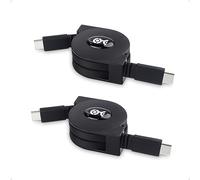 Cable Matters Cavo USB C retrattile corto (cavo retrattile corto da USB C a USB) - 1m