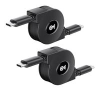 Cable Matters Cavo USB C retrattile corto (cavo retrattile corto da USB C a USB) - 1m