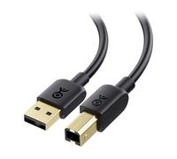 Cable Matters Cavo USB per stampante, 3 m, cavo USB da A a B, compatibile con stampante, disco rigido esterno, interfaccia audio, scanner, controller MIDI, tastiera MIDI, nero