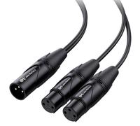 Cable Matters Cavo XLR Y bilanciato, 1 maschio a 2 femmine, 0,5 m