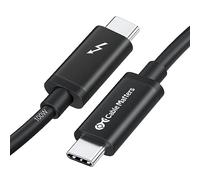 Cable Matters [Certificato Intel] 40G Cavo Thunderbolt 3 (Cavo Thunderbolt 3 USB C) Colore Nero 0,8m, 8K@30Hz/4K@120Hz, supporta Ricarica 100W