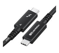 Cable Matters [Certificato Intel] 40Gbps Active Thunderbolt 4 Cavo 2 m con 240 W di ricarica e video 8K, nero - completamente compatibile con USB C/USB-C, USB4 e Thunderbolt 3