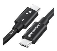 Cable Matters [Certificato Intel] Cavo Thunderbolt 4 40 Gbit/s, 0,8 m, Nero