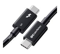 Cable Matters [Certificato Intel] Cavo Thunderbolt 5 da 80Gbps con aumento della larghezza di banda fino a 120Gbps e ricarica da 240W in nero - 1m, compatibile con Thunderbolt 4, USB 4 e USB-C