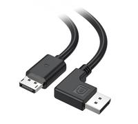 Cable Matters [certificato VESA] Cavo DisplayPort 1.4 ad angolo retto - 1,8 m, supporto 8K 60Hz, 4K 240Hz (cavo DisplayPort 1.4 ad angolo retto) con FreeSync, G-SYNC e HDR per monitor da gioco, PC