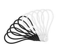 Cable Matters Confezione da 10 fascette magnetiche ultra resistenti in silicone, fascette magnetiche, fascette per cavi, colore: bianco e nero