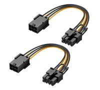 Cable Matters Confezione da 2 Adattatore PCIe 6 Pin a 8 Pin, 10 cm