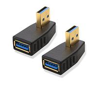 Cable Matters Confezione da 2 adattatori USB ad Angolo retto a USB 90 Gradi Gender Changer, Adattatore 90 Gradi