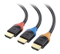Cable Matters confezione da 3 cavi da HDMI High Speed a HDMI da 0,3 m con supporto per risoluzione 4K 60Hz e HDR