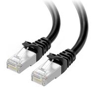 Cable Matters Ethernet schermato snagless Cat 6a, 6 m, Nero, 10 Gbit/s | Anti-impigliamento, S / FTP schermato, 26 AWG rame nudo, Connettori RJ45 maschio placcati in oro, SSTP, SFTP