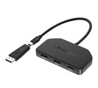 Cable Matters Hub DisplayPort 1.4 MST (1 HDMI 2.0 + 2 DP 1.4) con adattatore Mini DP a DP, hub splitter DP con 2 DisplayPort e 1 HDMI per Windows, non compatibile con macOS
