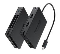 Cable Matters Hub USB4 portatile 40Gbps Dual HDMI, USB 4 Dock con 2x4K@60Hz o 1x4K@120Hz / 8K@30Hz, 100W PD, Gigabit Ethernet, compatibile con Thunderbolt 4 per XPS, Surface Pro, iPad Pro