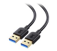 Cable Matters Pacchetto da 2 Cavo USB 3.0 Lungo 1,8m (Cavo Maschio-Maschio da USB a USB) Nero, 1,8 Metri