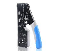 Cable Matters Strumento modulare per crimpatura Ethernet, Cat 8 | Schermato pass-through-RJ45 maschio, Taglio, Spelatura e crimpatura, RJ11 / RJ12 / RJ45