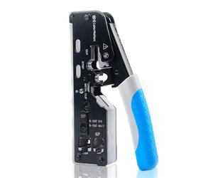 Cable Matters Strumento modulare per crimpatura Ethernet tutto-in-uno Cat 8 (strumento di crimpatura Cat5 Cat6 Cat7 Cat8) per connettori passanti schermati