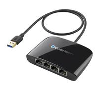 Cable Matters Switch da USB3.1 a 4 porte Gigabit Ethernet nero