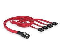 Delock Delock Cable Mini Sas 36pin To 4x Sata Cavo Scsi Rosso 0,5 M T_0286_10280