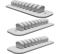 Cable Organizer 8-Slot Desktop Wire Management System - Wall Mount Cord Control