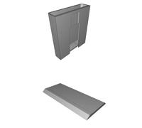 Cable Organizer Compatible with IKEA Besta - Command Strip Mount