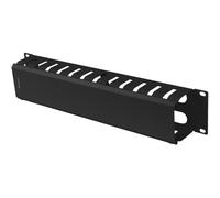 Cable Organizer Lanberg AK-1705-B 19" 2U in Acciaio Nero RAL9004 Cable Organizer Lanberg AK-1705-B 19" 2U in Acciaio Nero RAL9004