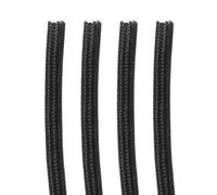 Cable Sleeve, 4-Piece Wire Protector for Desk, Computer, TV Wall