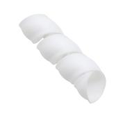 Cable Spiral Sleeve，Spiral Wrap Flexible Sleeve 8mm to 30mm Pipe Protection Winding Wire Organizer Line Protector Cover Tube Tubing Cover(Color:White ID,Size:5 meters)(White ID 28mm,5 meters)