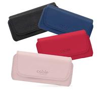 Cable Technologies Custodia Organizer in Pelle PU per iQOS 3 3 Duo 2.4 Plus, Cover Sigaretta elettronica, Utilizzo e Ricarica senza estrazione, Carica dispositivo in Vista (Soft Pink)