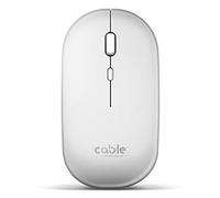 Cable Technologies Mouse Wireless Due Modalità Professionale, DUE COLORI, Mouse Silenzioso Ergonomico Ricaricabile e Bluetooth 5.0,Plug & Play, Anti interferenza 1600dpi,Ottico Wifi sottile senza fili
