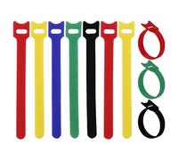 Cable Ties - 15 cm Cable Organizer Straps 10 pezzi, Convenient To Use Reusable Cord Organization Straps, Cable & Wire Management For Organizing Cables, Wires, Fastening Cable Straps