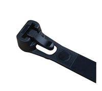 Cable Ties Direct - Fascette fermacavi rilasciabili confezione da 100 pezzi (nero, 370 x 7,6 mm)