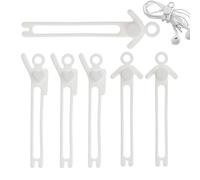 Cable Ties Reusable - Cavo etichettato | Cavo legami per l'elettronica | Cavo magnetico in silicone | Cravatte organizzatore di cavi elettronici | Bundling filo auricolare