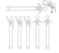 Cable Ties Reusable - Cavo etichettato | Cavo legami per l'elettronica | Cavo magnetico in silicone | Cravatte organizzatore di cavi elettronici | Bundling filo auricolare