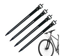 Cable Ties - Silicone, 11.81x0.79x0.2in Adjustable Tightening Straps Buckle | Reusable Utility Tension Straps For Camping, Skiing, Travel, Cargo Securing, Sports Gear Organization