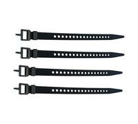 Cable Ties - Silicone, 11.81x0.79x0.2in Adjustable Tightening Straps Buckle | Reusable Utility Tension Straps For Camping, Skiing, Travel, Cargo Securing, Sports Gear Organization